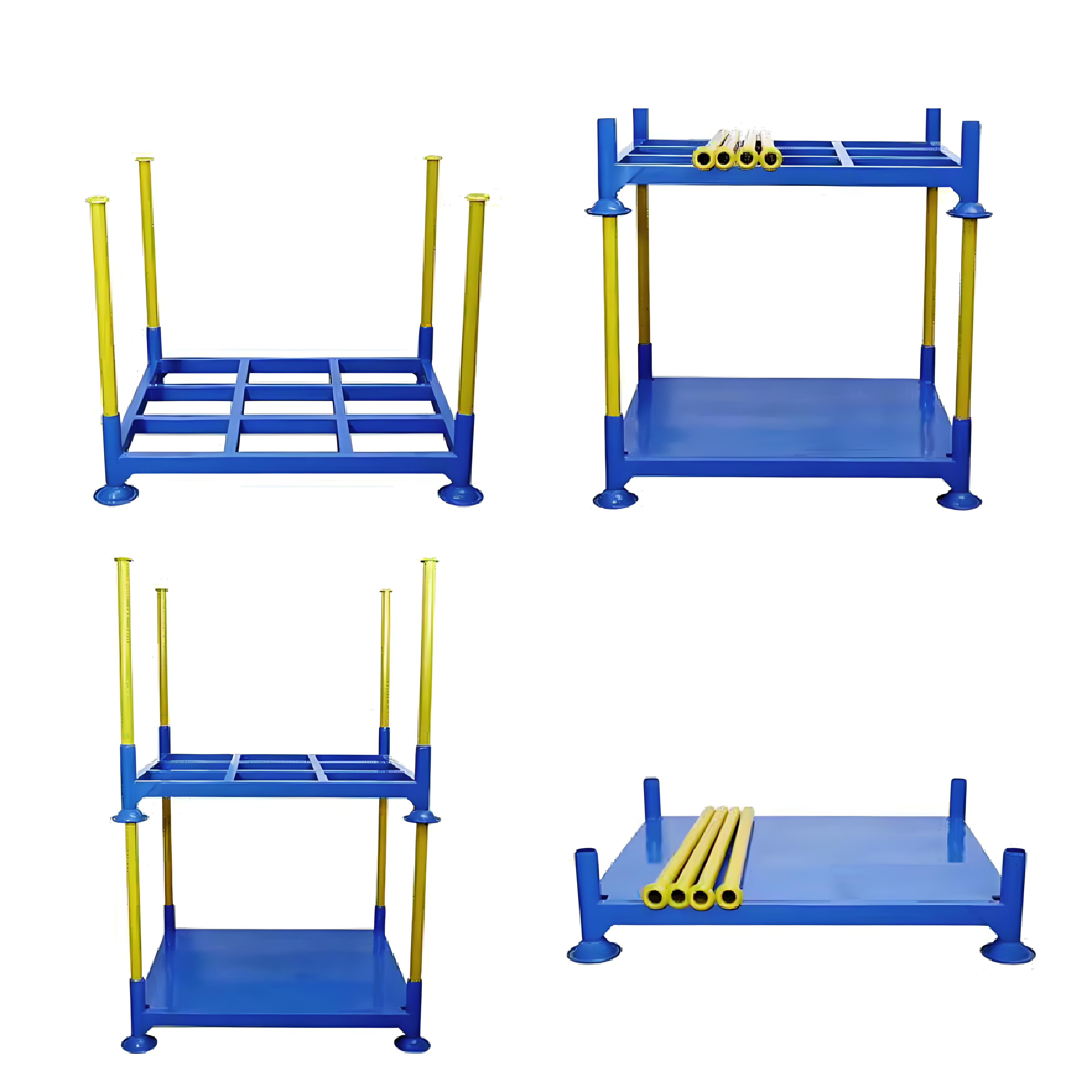 Heavy Duty Detachable Steel Stacking Rack CASE CARTER OEM Roll Rack For Textile Warehouse Storage Cargo &amp; Storage Equipment