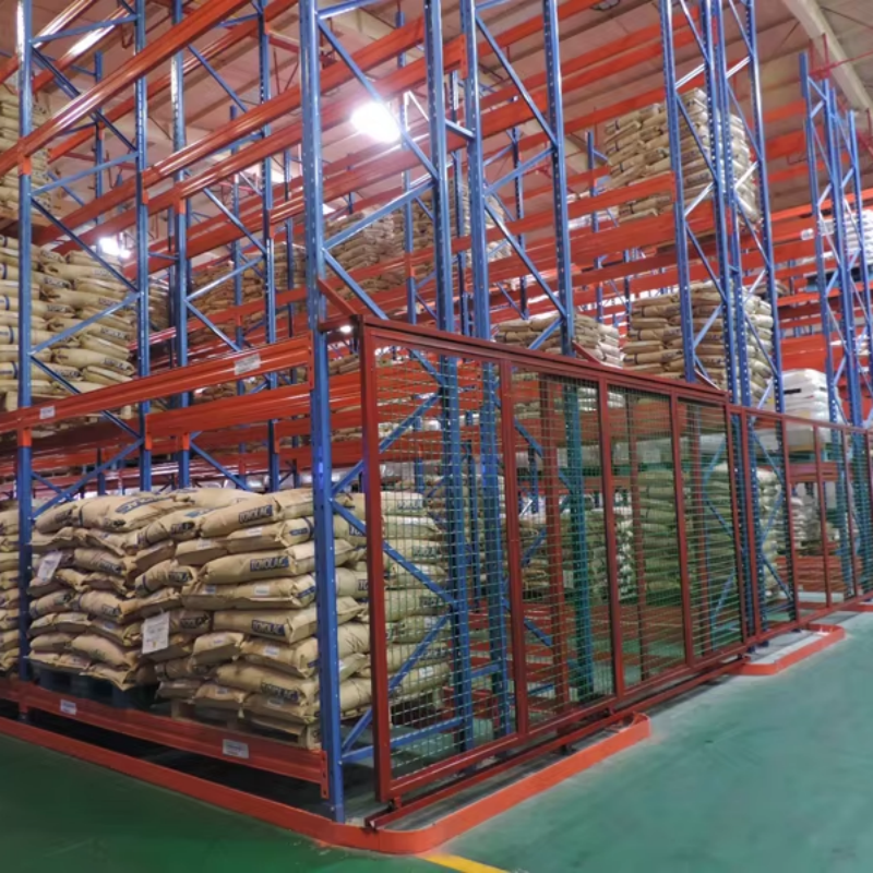 High Throughput 5 Metal Selective Pallet Frame Heavy Duty Industrial Racking System Wide Aisle for Production Plant Delivery Hub