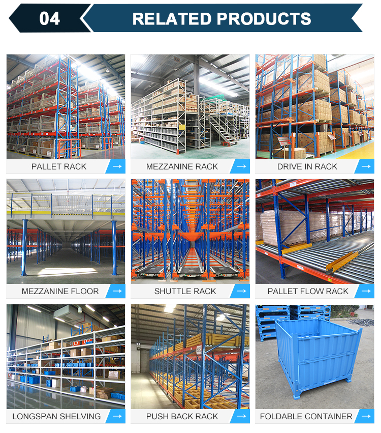 Herschel Warehouse Heavy Duty Industrial Steel Fabric Roll Storage Warehouse Pallet Racking