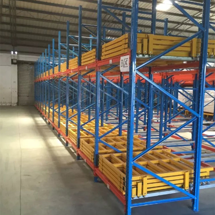 Push Back Racking High Quality Price Ratio Warehouse Storage Racks Customized Deep Pallet Rack Movable Push Back Racks