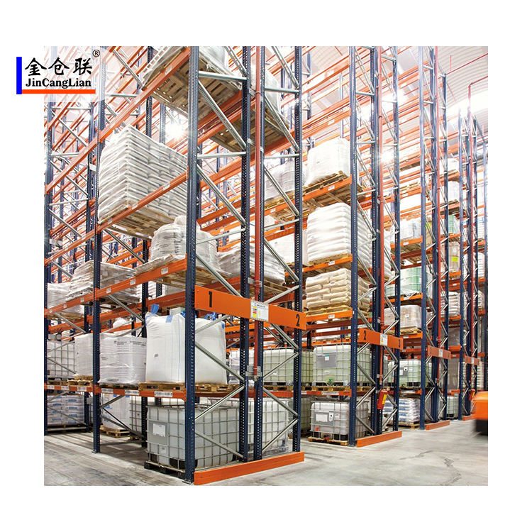 Longspan High Bay Industrial Pallet Rack Wire Mesh Deck Cold Rolled Steel Q235 Brushed Teardrop Design CE Certified 1500-4500kg