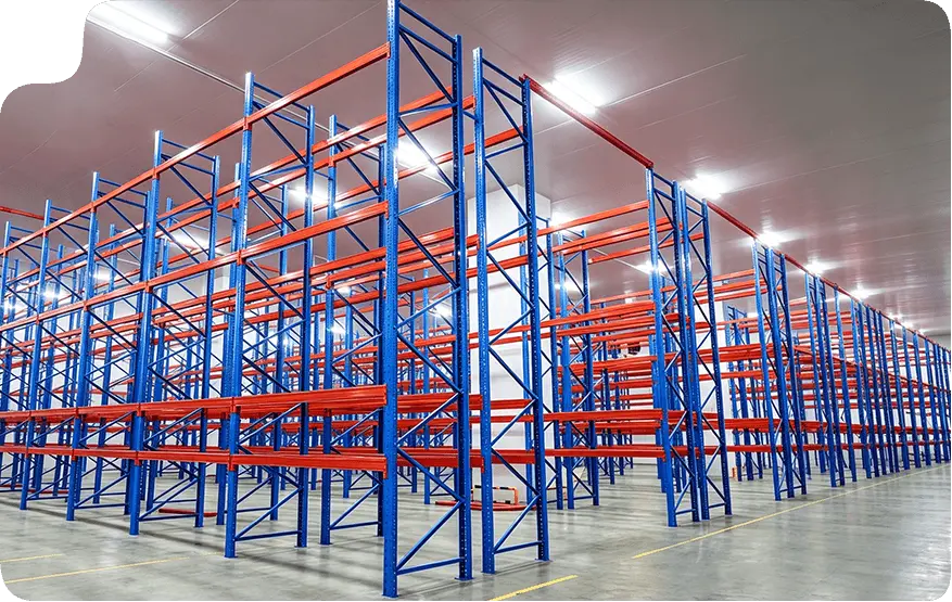Cold storage racking system for cold chain logistics