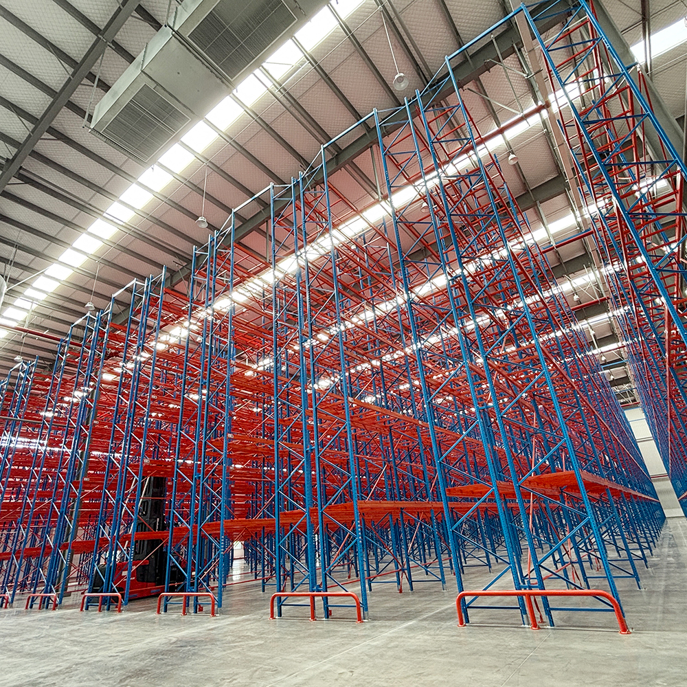 Jracking Euro Standard Selective Pallet Rack Heavy Duty Industrial Rack Storage Shelves for Warehouse Storage
