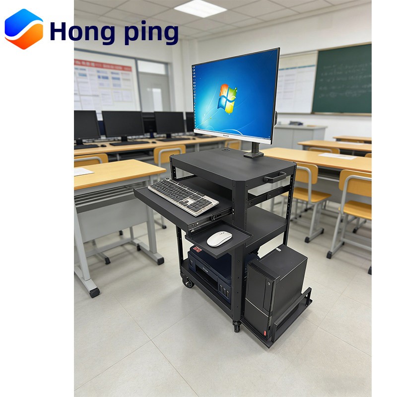 Computer Instrument Equipment Workbench Server Room Training Laboratory Bracket Trolley Multi-layer Movable Steel Storage Rack