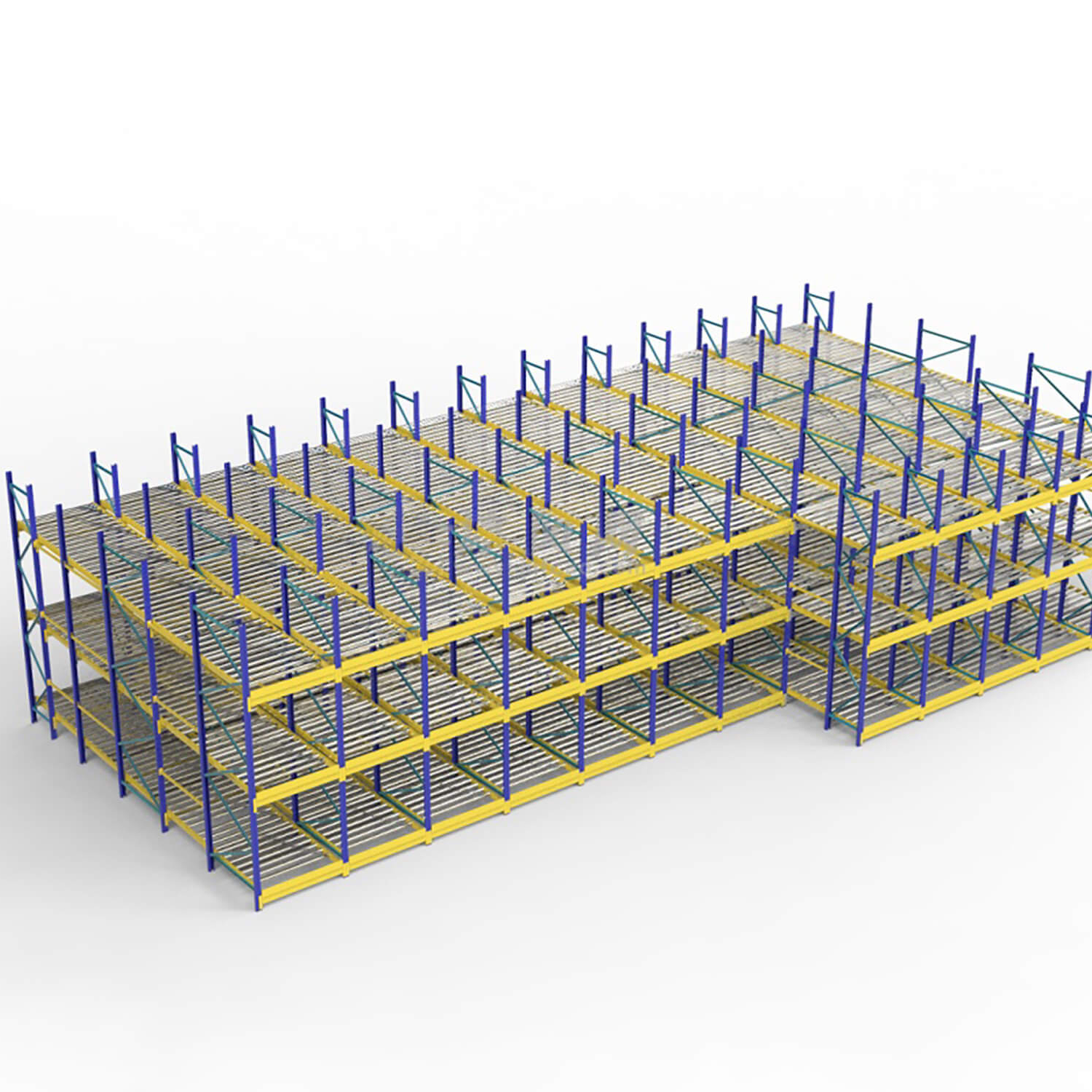 Mracking Heavy Duty Metal Gravity Flow Racks for Sale Customizable Gravity Flow Racking System