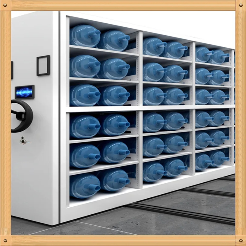 High-Density Industrial Mobile Steel Shelving for Efficient Commercial Furniture Cargo Storage in Warehouse &amp; School