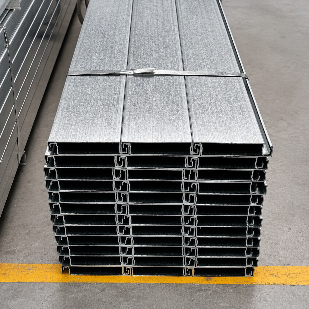 Warehouse Rack Platform Floor Deck | Dry-Lay Prefabricated Steel Panel For No-Concrete Storage Warehouse Building Construction