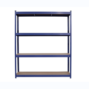 Industrial 4-Layer Slot Shelving Storage Racks Shelving Unit Home Use 4layer Boltless Display Storage Shelves Rack