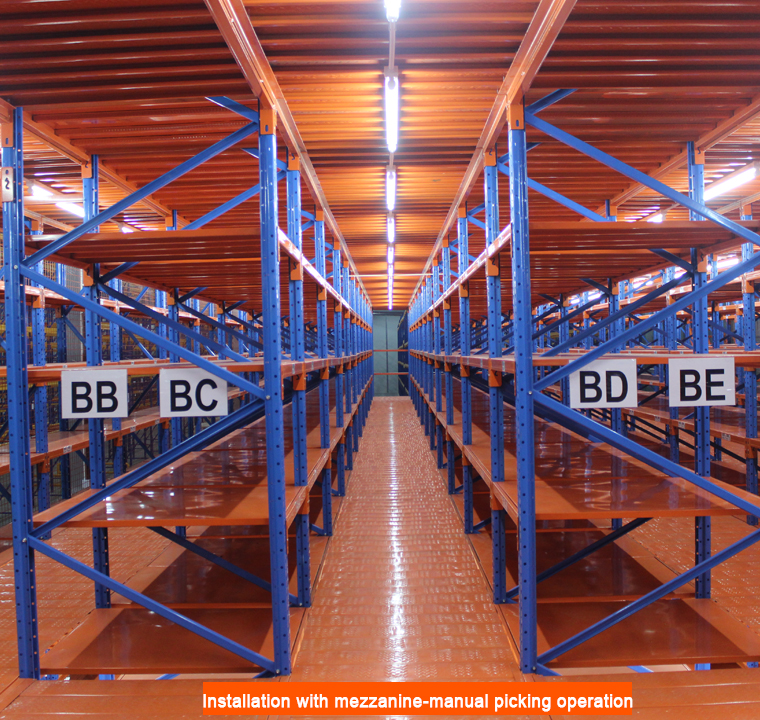 China Factory Steel Heavy Duty Adjustable Warehouse Storage Racks Movable Shelving ESD Protection 5 Layer Efficient SunLi
