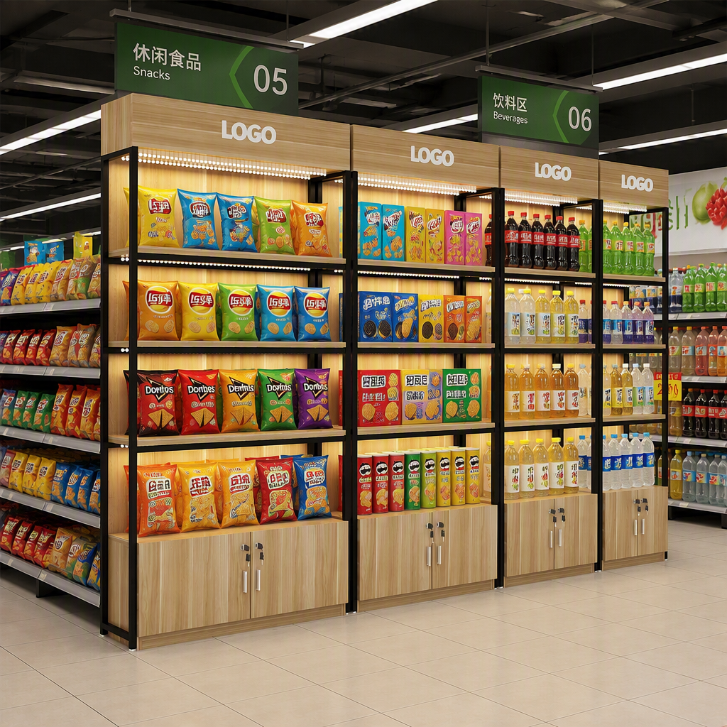 Supermarket Shelves Showcase