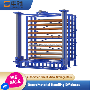 High Density 8-Layer Steel Automated Warehouse Rack System for Sheet Metal Storage Heavy Duty Anti-Rust Industrial Structure