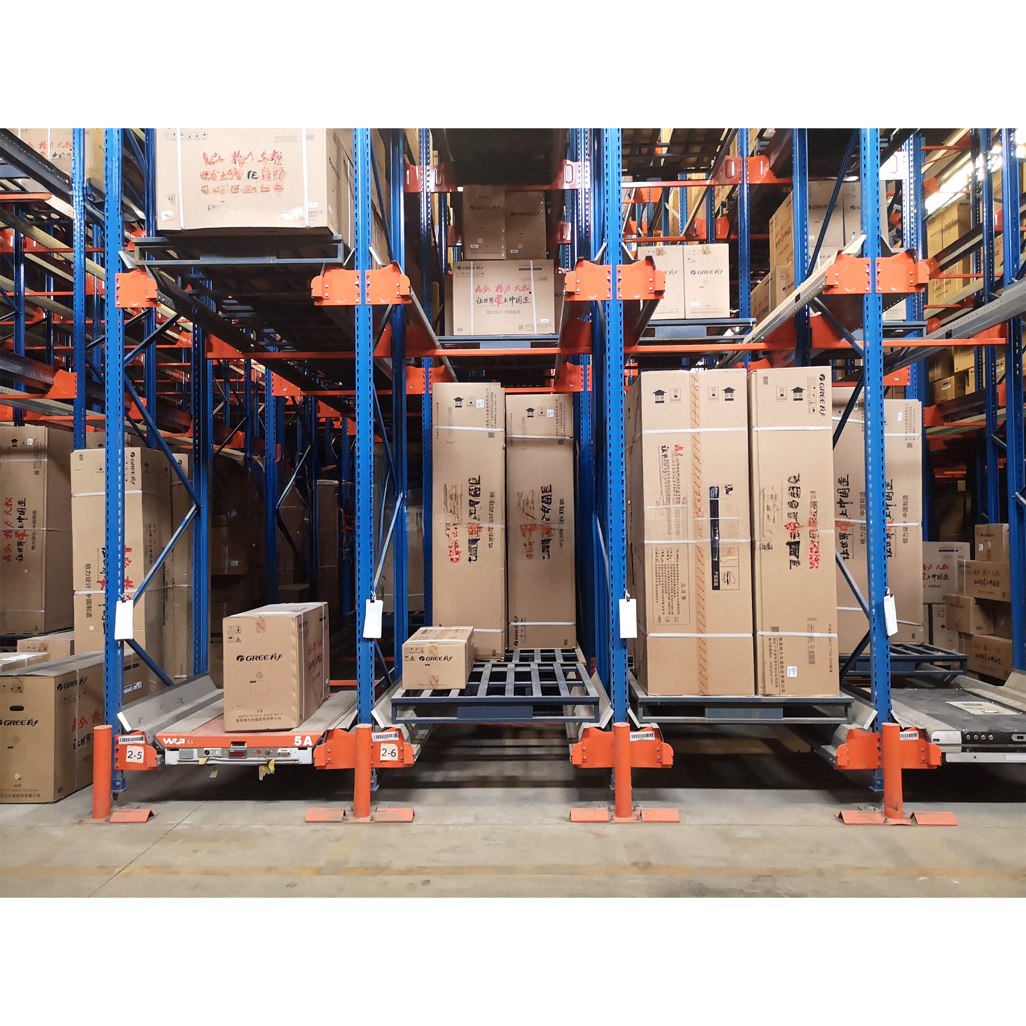 Hot-Selling Automatic Shuttle Racking System for Industrial Warehouses Storage Shelf for Pallets