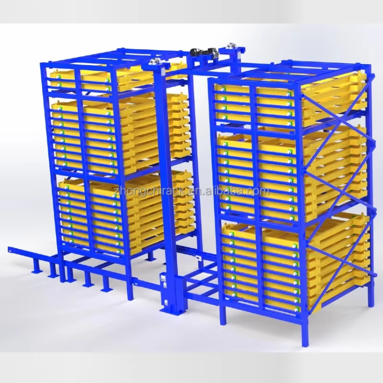 Smart Steel Sheet Storage System Vertical Type Rack for Industrial Warehouse Automation