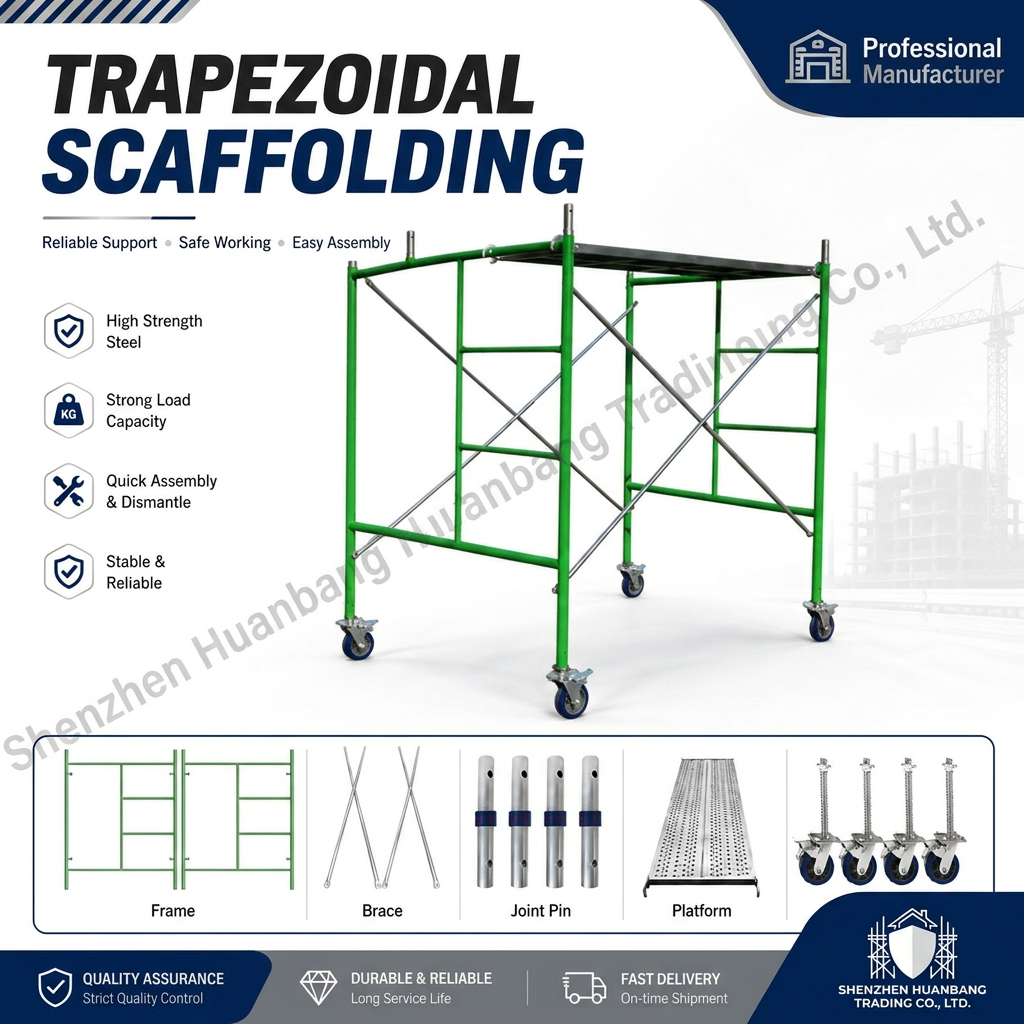 Adjustable Movable Aluminium Steel Scaffold Platform Modern Design Multi-Purpose Warehouse Cargo Storage Equipment Locking