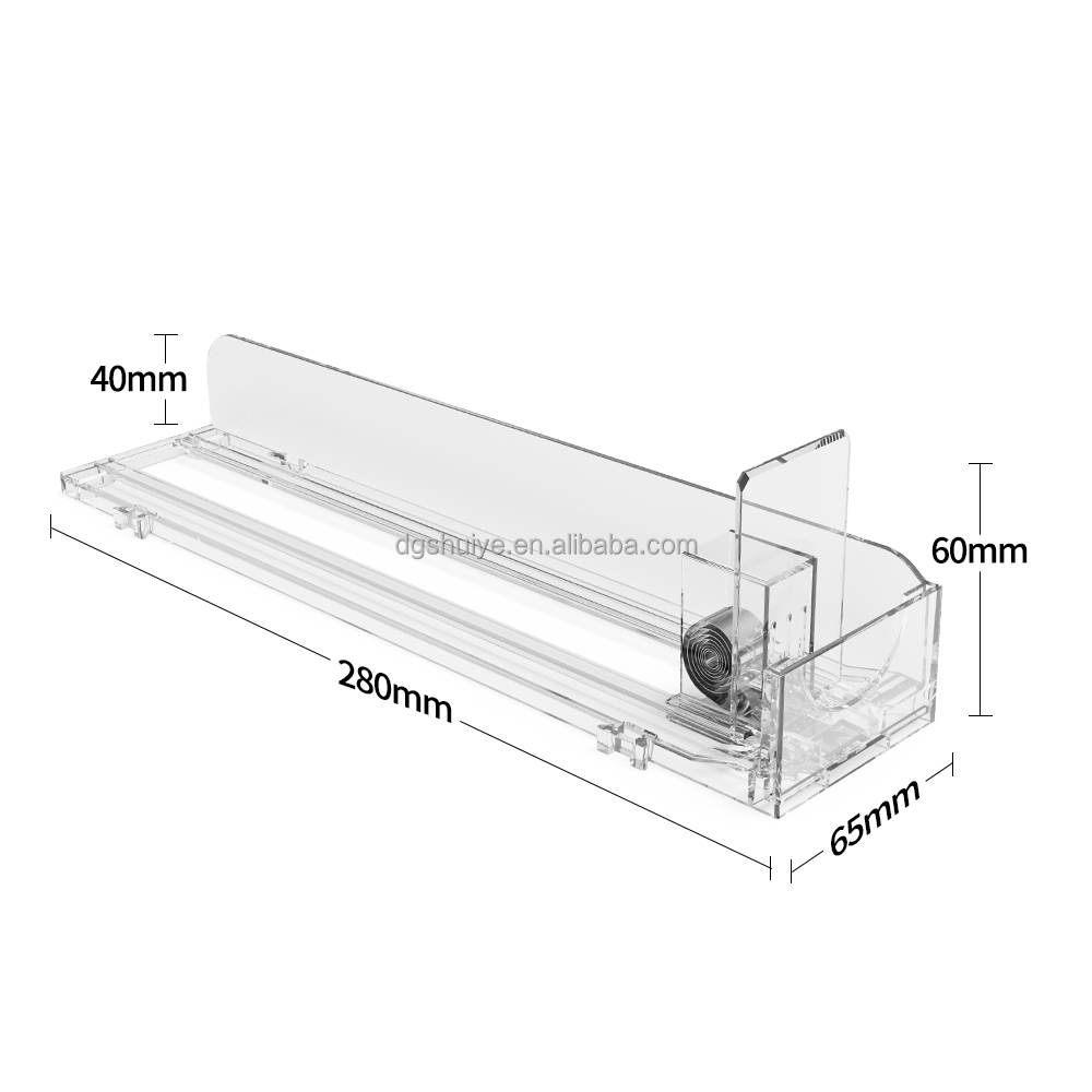 Wholesale Smoke Smart Management Display Rack Sliding Promotion Product Push System Spring Loaded Cigarette Tobacco Shelf Pusher