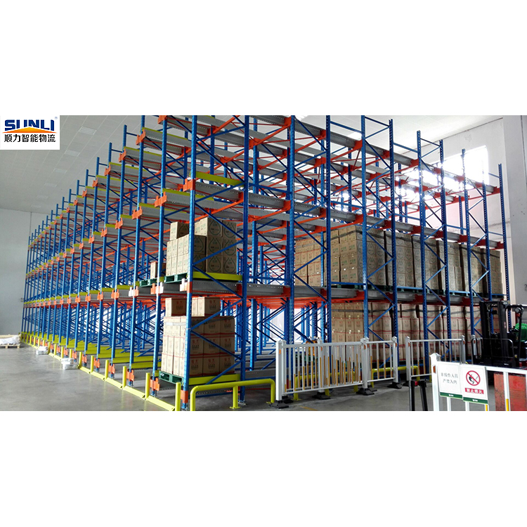 China Factory Remote Steel Multi-Layer Drive-Through Two-Way Shuttle Pallet Racking High-Density Warehouse Storage Automatic