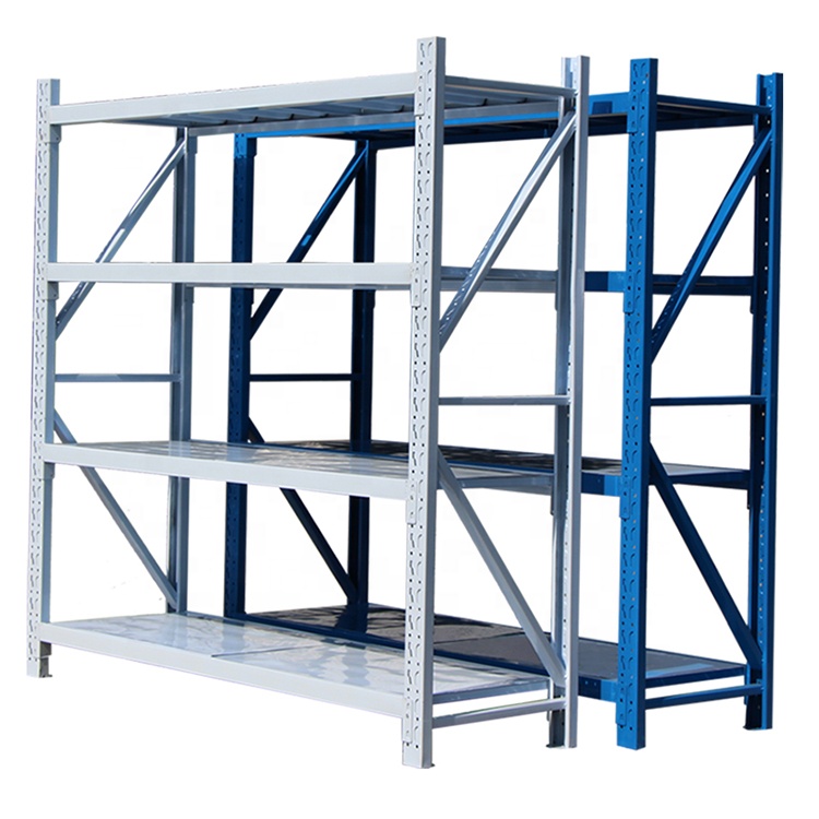 Medium Duty Industrial Steel Pallet Rack Selective Storage Shelving System Corrosion Protection Adjustable Racking for Warehouse