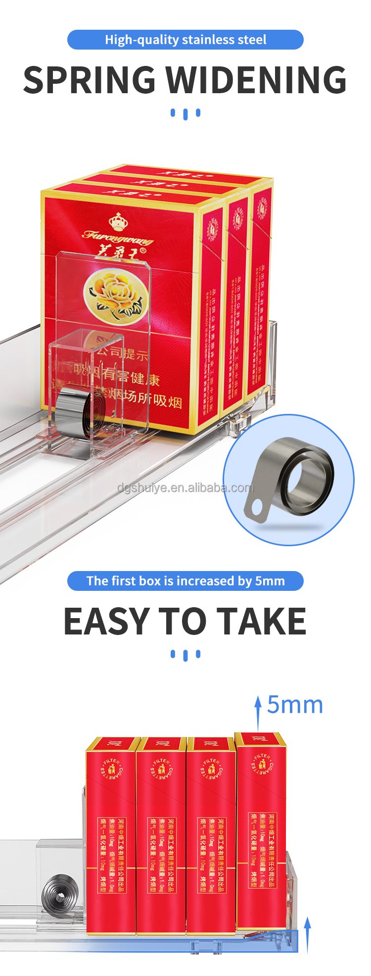 Cigarette Dispenser Pusher View 2