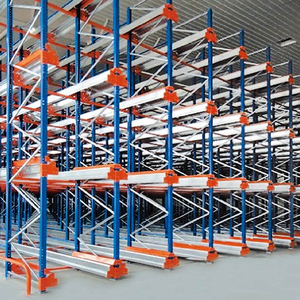 Reinforced Radio 5 Layer Shuttle Racks Heavy Duty Industrial High Density Storage Racking for Cold Storage