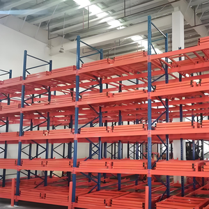 Space Saving Push Back Pallet Racking Nestable Cart for Medium Turnover Single SKU Storage