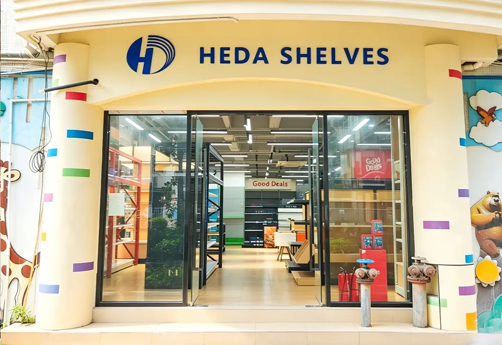 High-temperature curing tunnel for racking powder coatings