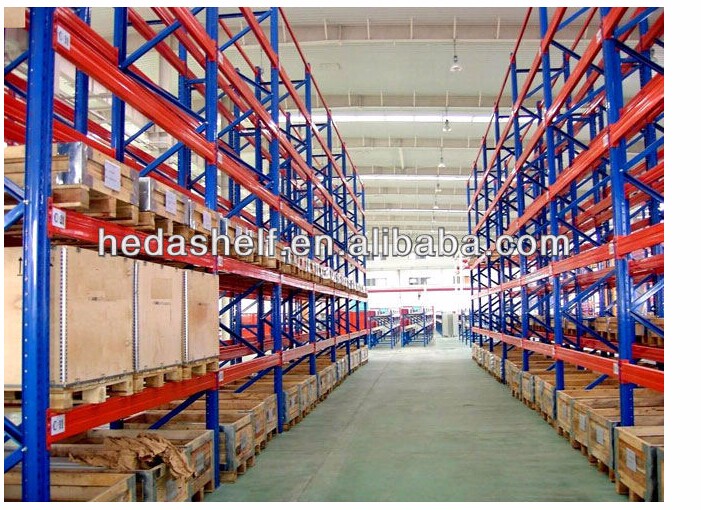 HEDA Guangzhou Steel Pallet Racking System Warehouse Rack Storage Shelves Heavy Duty
