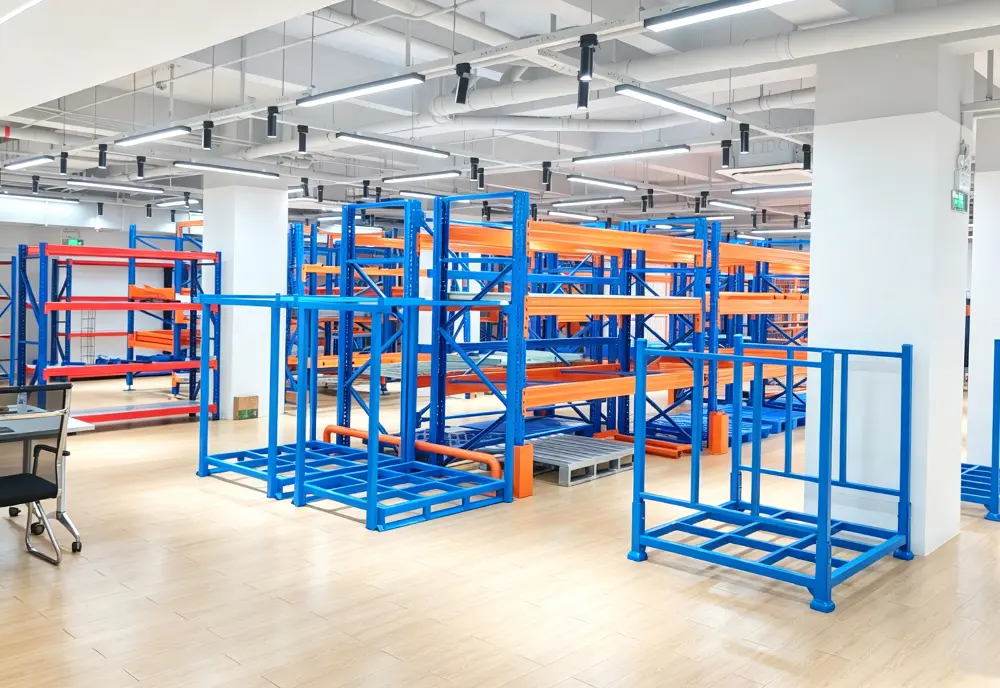 Mezzanine floor structural steel plate and beam fabrication