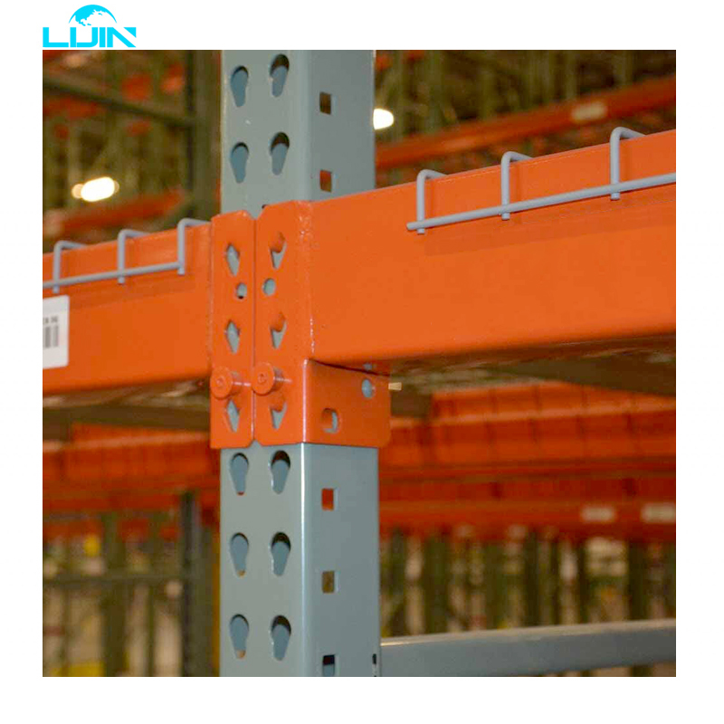 Long Span Adjustable Heavy Weight Warehouse Storage Pallet Shelves System Tear Drop Rack For Industrial