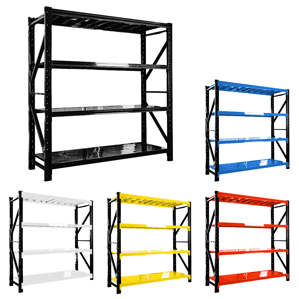 Medium Duty Garage Boltless Steel Shelving 5 Layer Corrosion Protection Metal Storage Shelf Rack