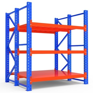 Durable Steel Racking Systems China Factory Adjustable Boltless 5-Layer Anti-Rust Warehouse Stacking Racks Xinanda Supermarkets