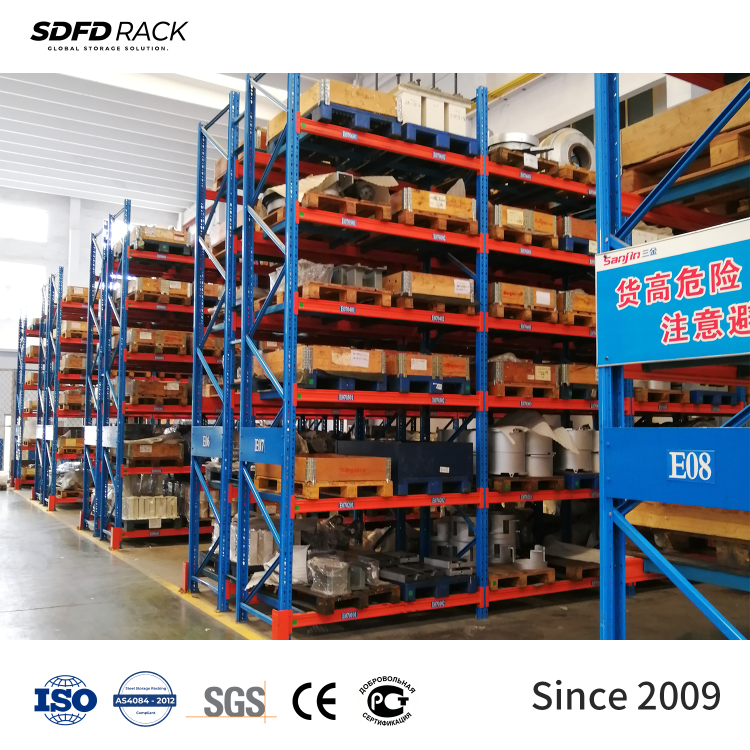 Wholesale Heavy Duty Pallet Rack 3000kg High Load 4 Layer Metal Shelves Durable Longspan Pallet Racking for Warehouse Storage