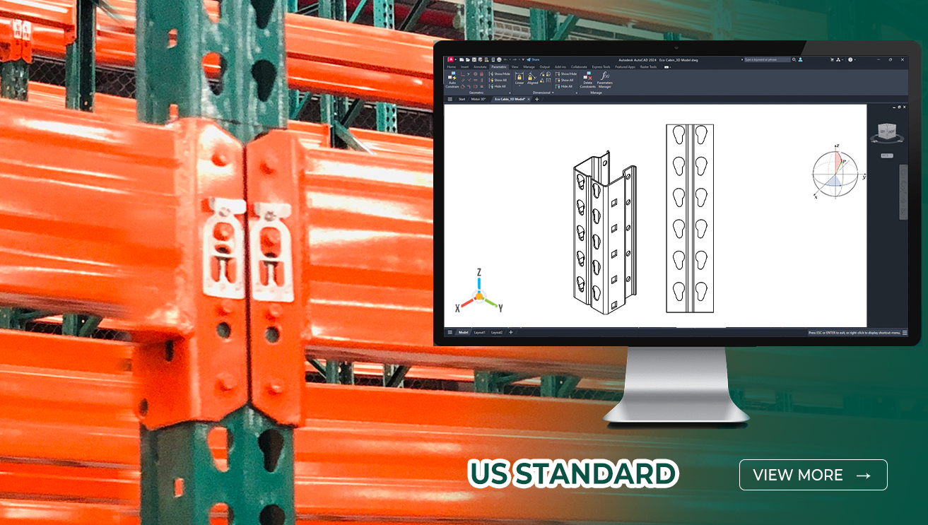 Heavy Duty Teardrop Rack