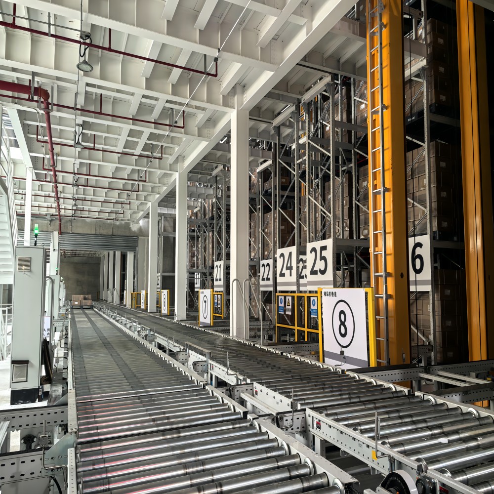 High Bay Heavy Duty Automated Storage and Retrieval System (AS&amp;RS) Pallet Rack for Warehouse