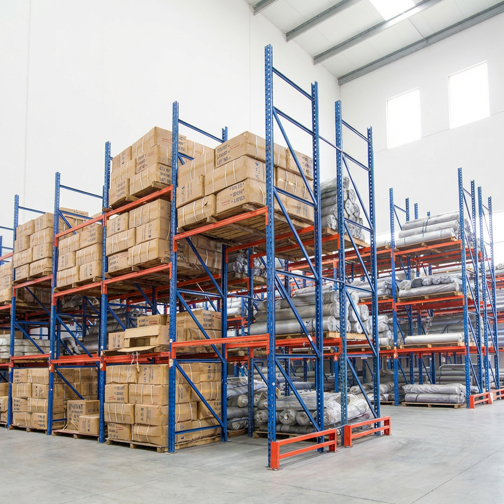 Customized Industrial Storage Wire Decking Galvanized Steel Selective Heavy Duty Pallet Rack