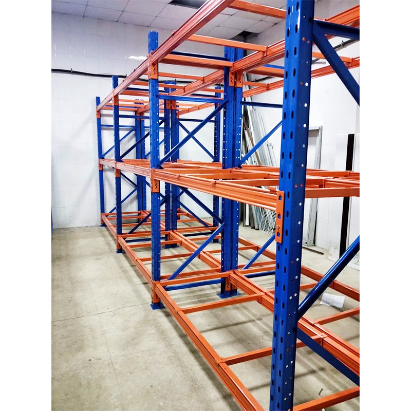 Heavy Duty Cold Inventory Storage Single Deep Wide Aisle Industrial Forlkift Wire Decking Palletized Racking System