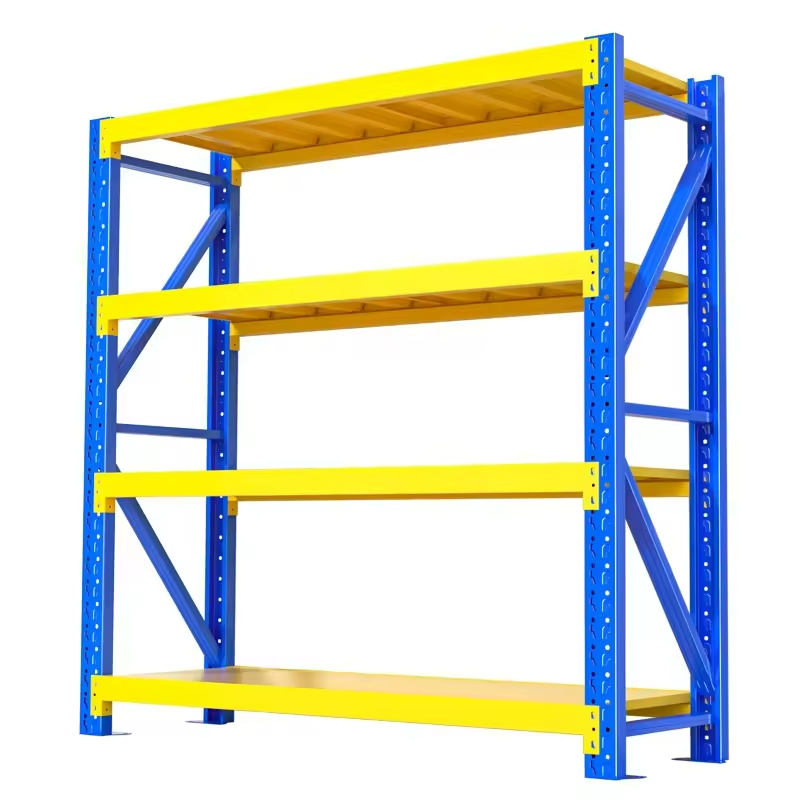 Garage Shelves Industrial Metal Shelving Stack Rack Medium Duty Steel Shelving Boltless Racking Shelves Warehouse Storage Rack