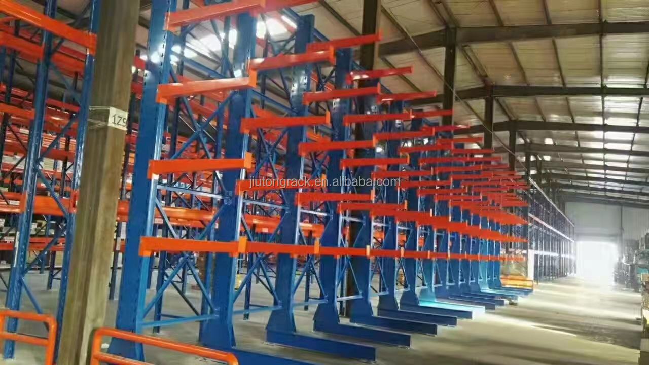 High Strength Heavy Duty Industrial Warehouse Cantilever Racking Stacking Racks & Shelves