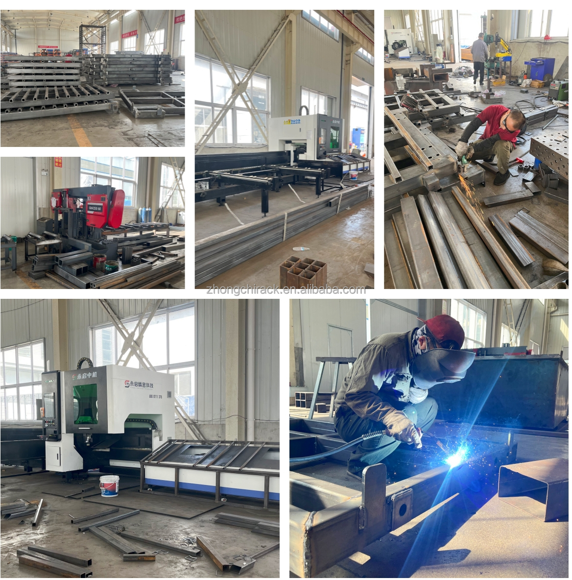 High Density 8-Layer Steel Automated Warehouse Rack System for Sheet Metal Storage Heavy Duty Anti-Rust Industrial Structure