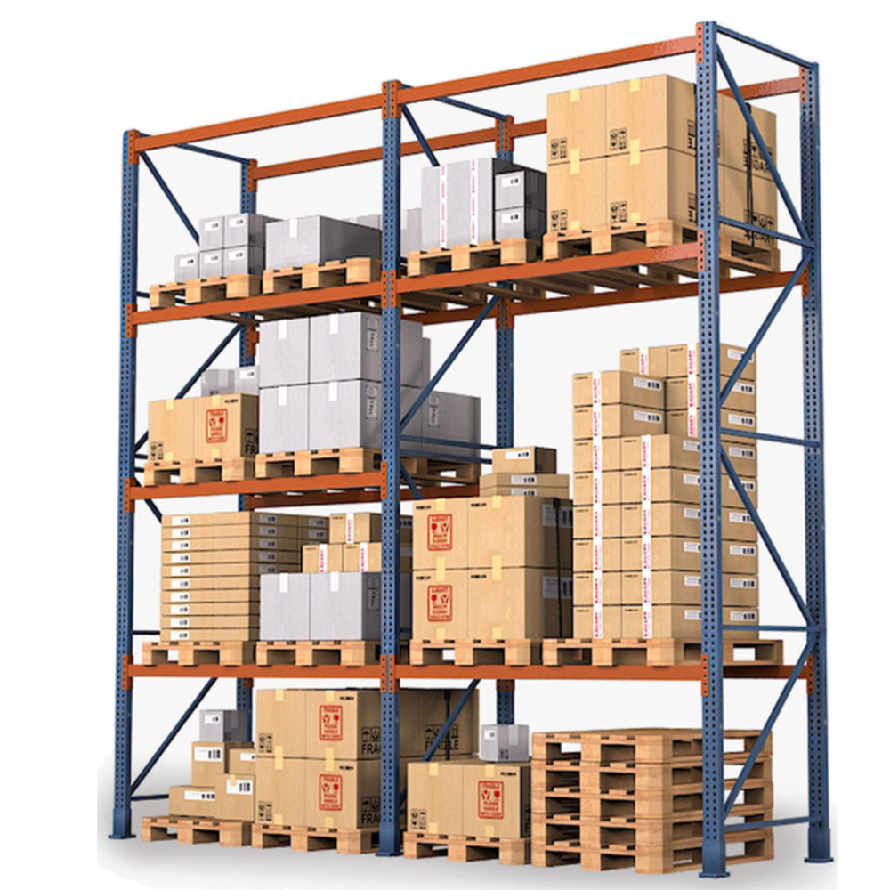 Heavy Duty Selective Pallet Rack System Custom Warehouse Storage Solution for Small to Large Warehouses in UAE &amp; KSA