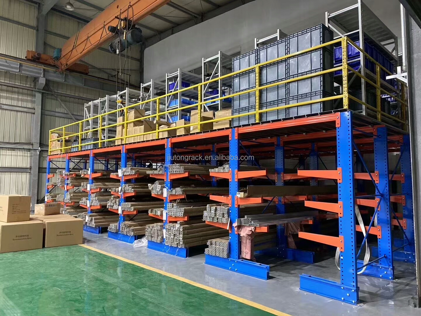 Cold Rolled Steel Cantilever Rack Heavy Duty Storage System for Warehouse & Retail