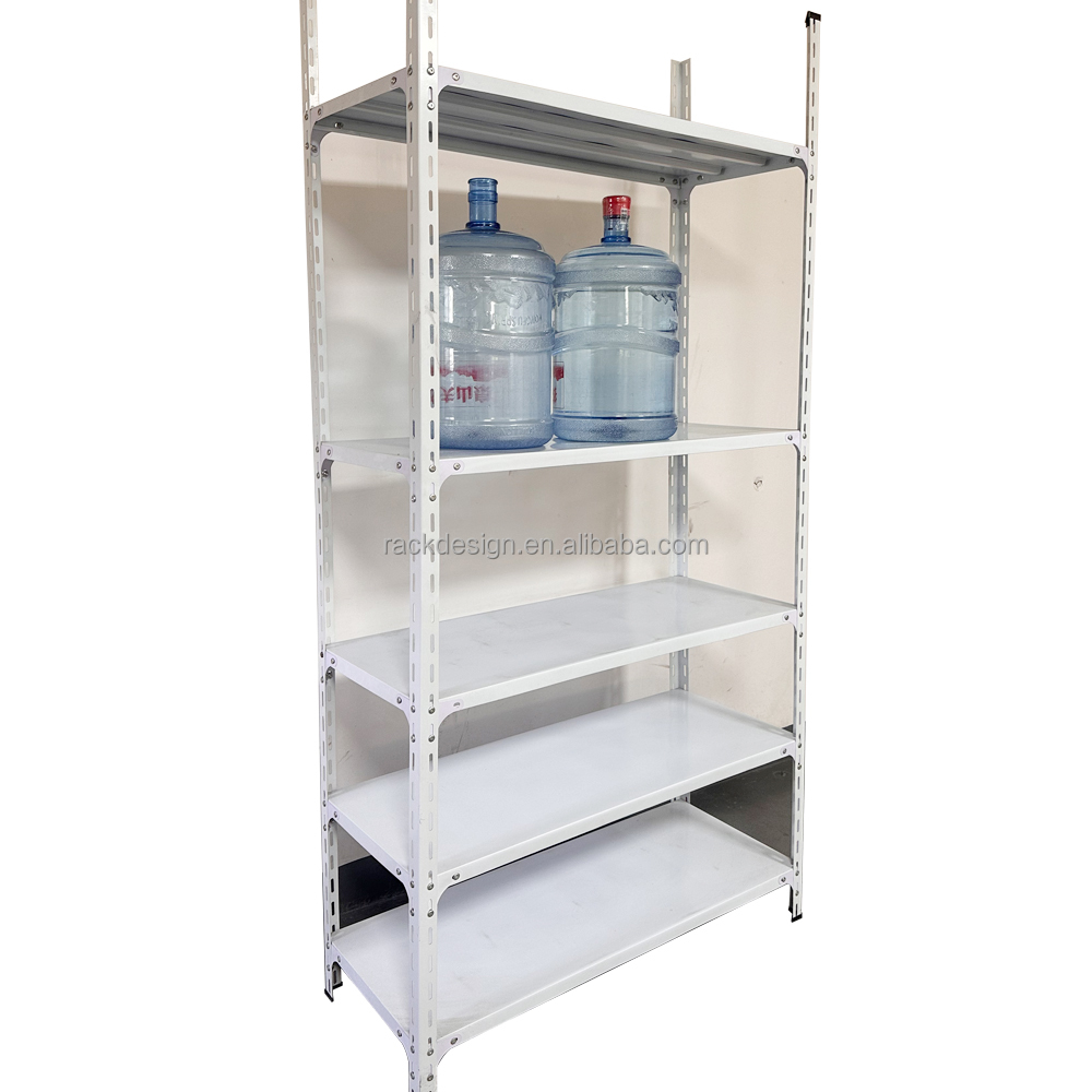 Multipurpose Adjustable Slotted Angle Racks Warehouse Storage Metal Slotted Angle Rack Steel Shelving Light Equipment Racks