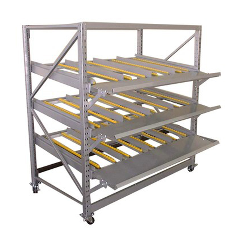Warehouse Gravity Storage Racking Metal Live Rack Gravity Pallet Flow Rack Cooler Gravity Shelving and Racks