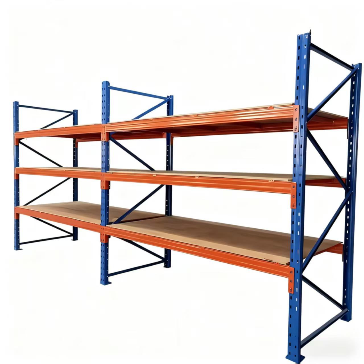 Mracking Heavy-duty Pallet Racks Accept Customized Racks Sturdy with Diagonal and Horizontal Bracing Suit for Warehouse Storage
