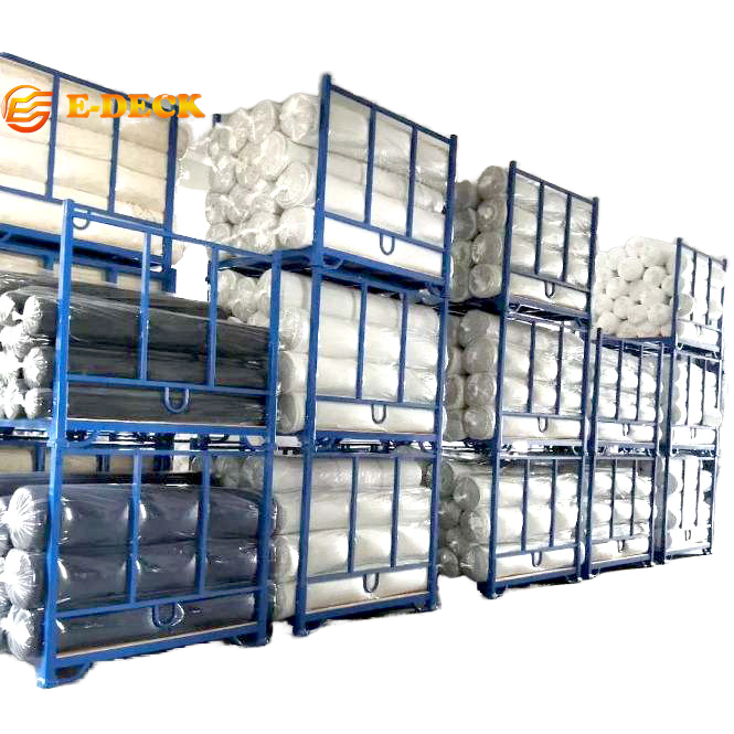 Heavy Duty Double Stacking Pallet Rack Industrial Fabric Storage System Warehouse Shelving Metal Racking