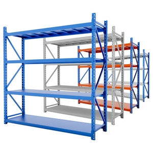 Factory Direct Steel 4Layer 500kg Load Heavy Duty Pallet Rack Bolt Metal Long Span Shelving