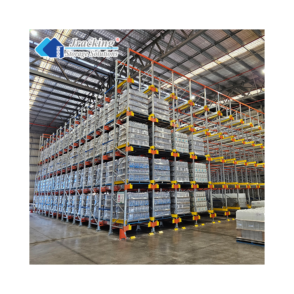 Jracking Heavy Duty CE Certified Warehouse Storage Shelves Rack Stable Two-way Radio Shuttle Rack For Automated Logistics Center