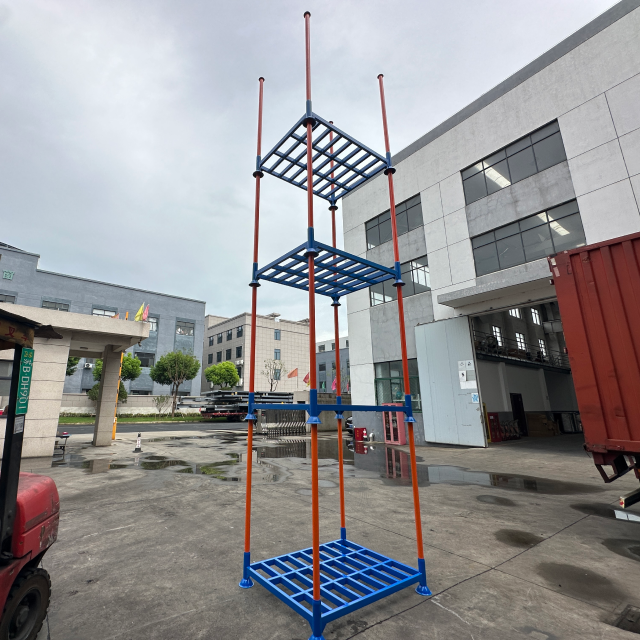 Unassembled 1000kg Load-bearing Metal Wire Structure Wire Storage Cage Stacking Rack Shelf