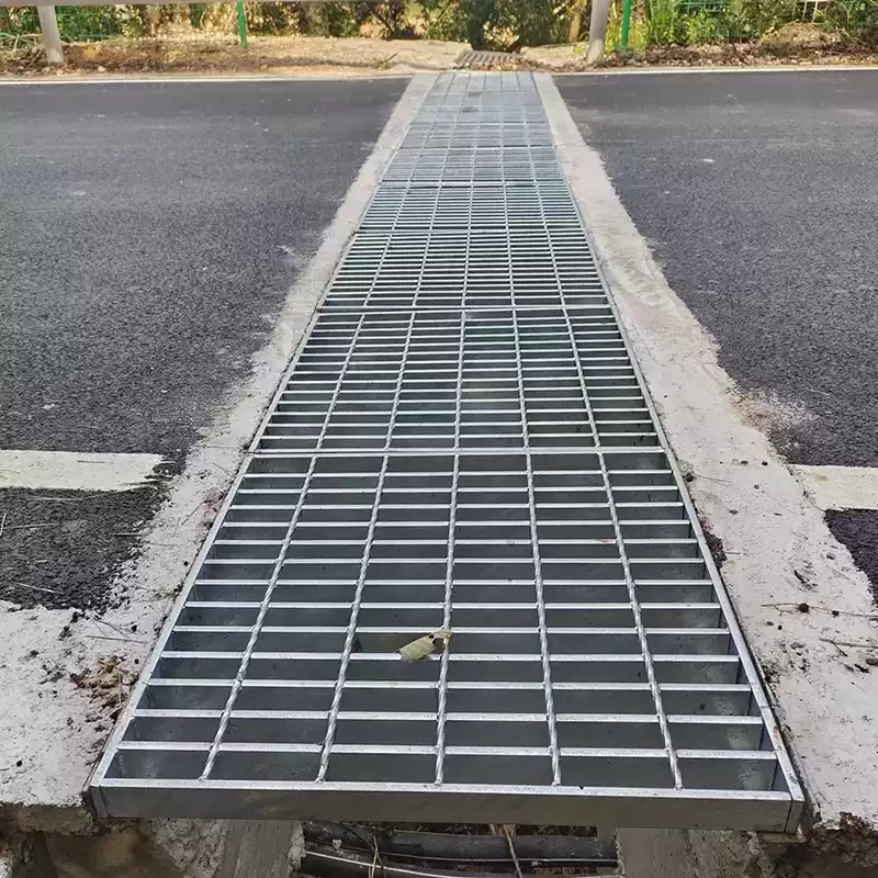 Galvanized Stainless Steel Press Locked Bar Grate Pallet Rack Decking for Supermarket Warehouse Outdoor Floor Application