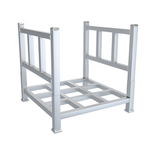 Heavy Duty Folding Stacking Rack Pallet Storage Frame No Assembly Required Made in China