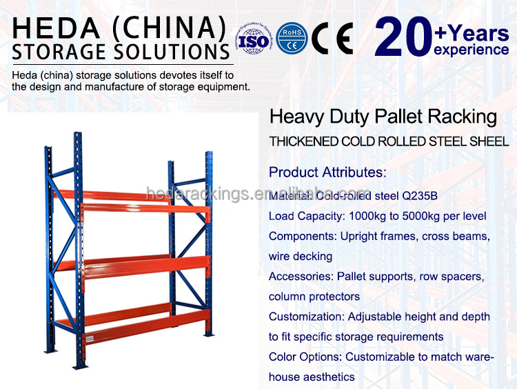 Heavy Duty Metal Pallet Storage Racking Advantages